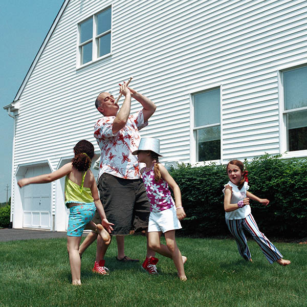 Family playing together