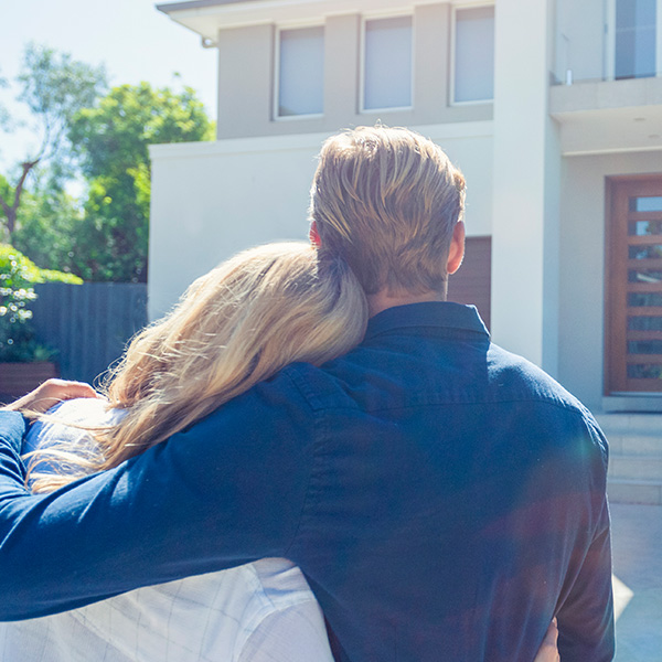 couple looking at home